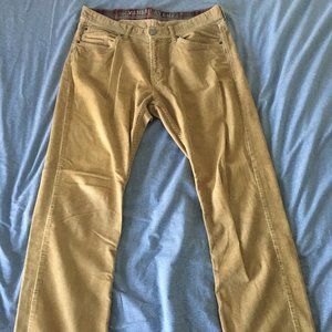 Tan American Eagle Corduroy Pants